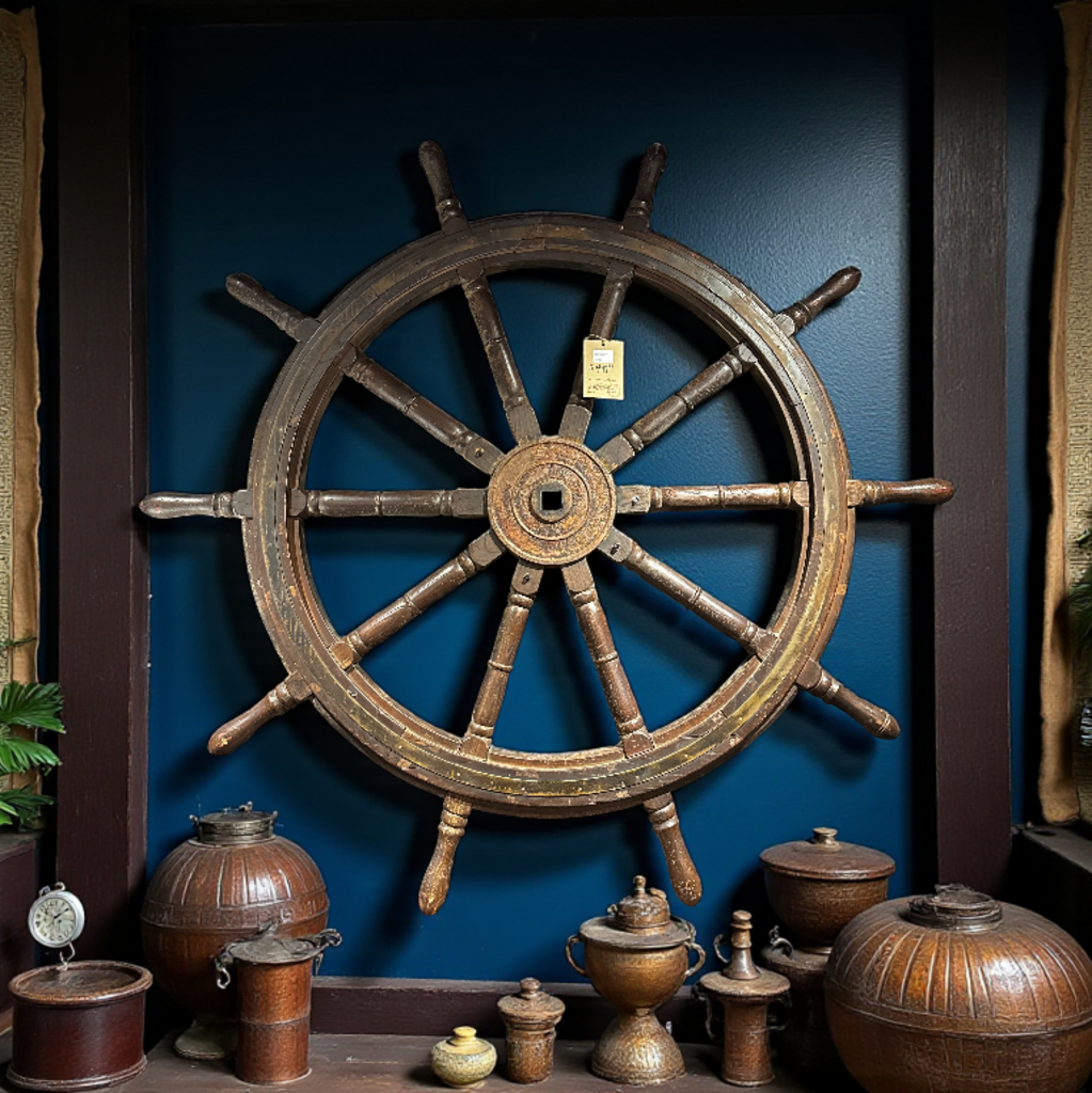 Sailorly Wood Ships Wheel