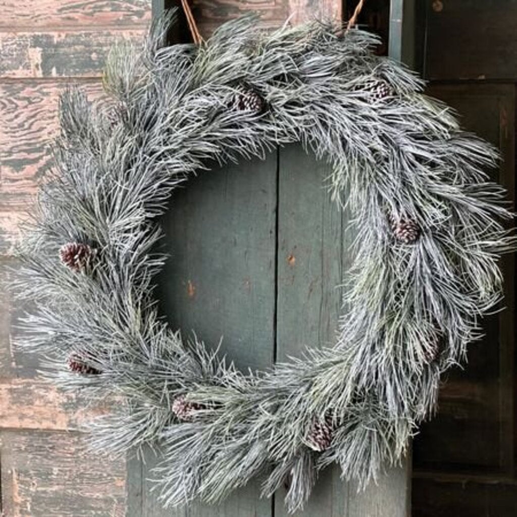 Frosted Emperor Pine Wreath - 36"