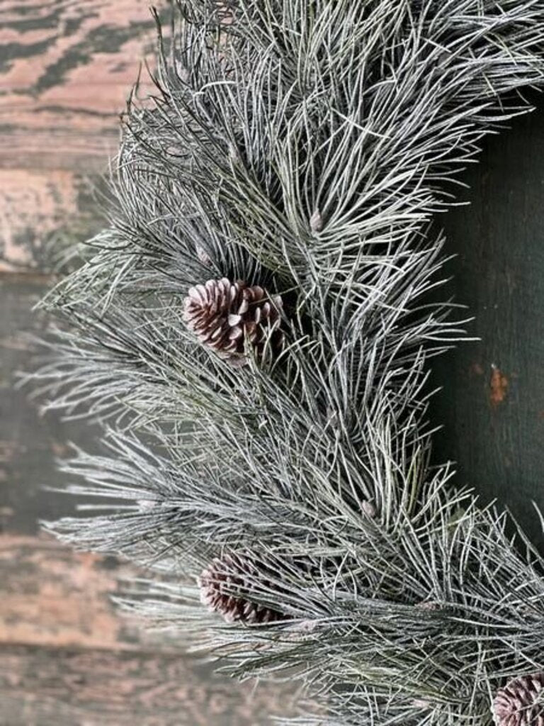 Frosted Emperor Pine Wreath - 36"