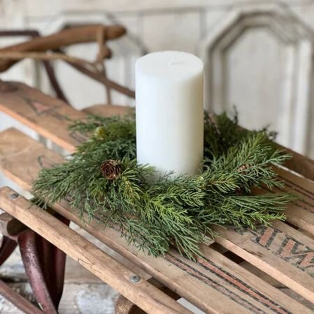 Telluride Spruce Candle Ring - 4.5"