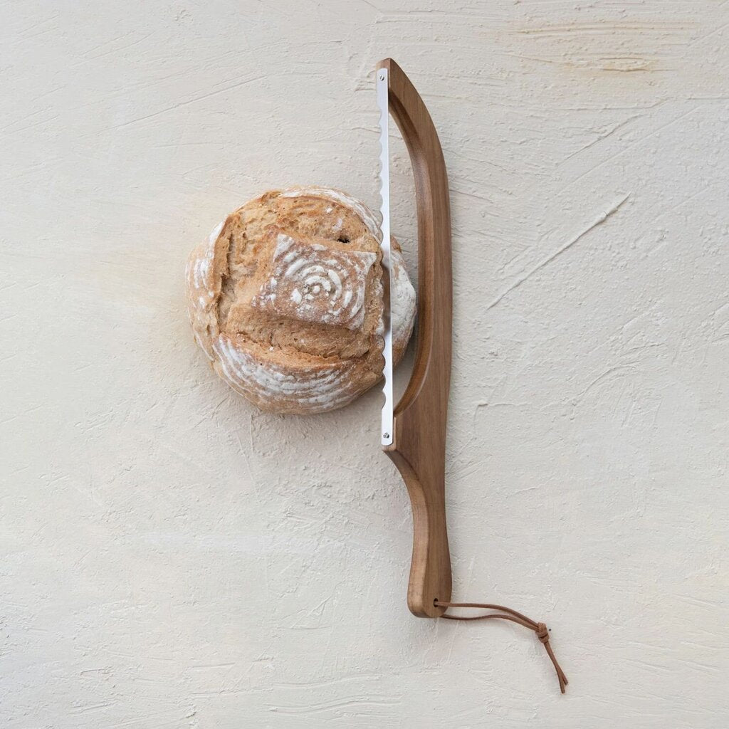 Wood Bread Bow Knife