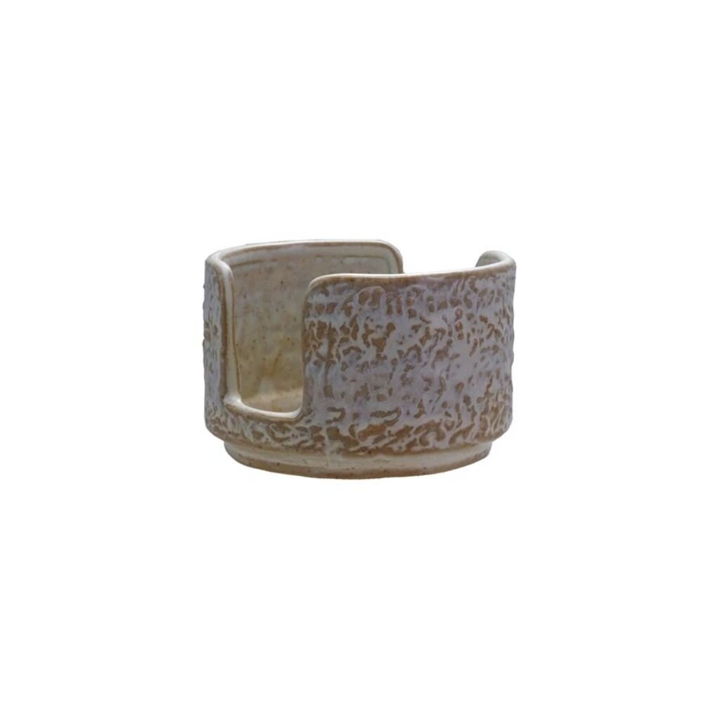 Cream Stoneware Sponge Holder