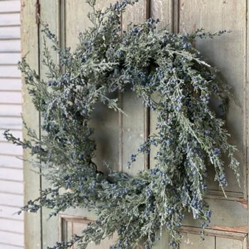 Icy Northwind Juniper Wreath - 22"