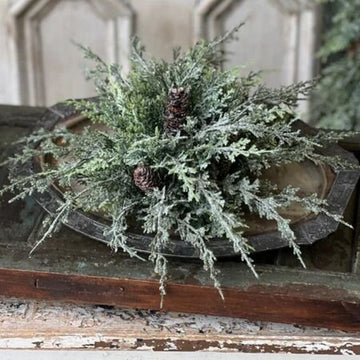 Silver Thread Cedar Half Sphere - 10"