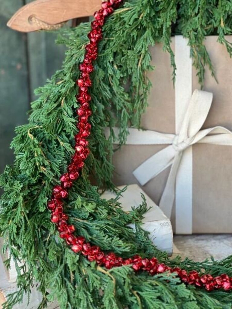 Red Jingle All The Way Garland - 4'