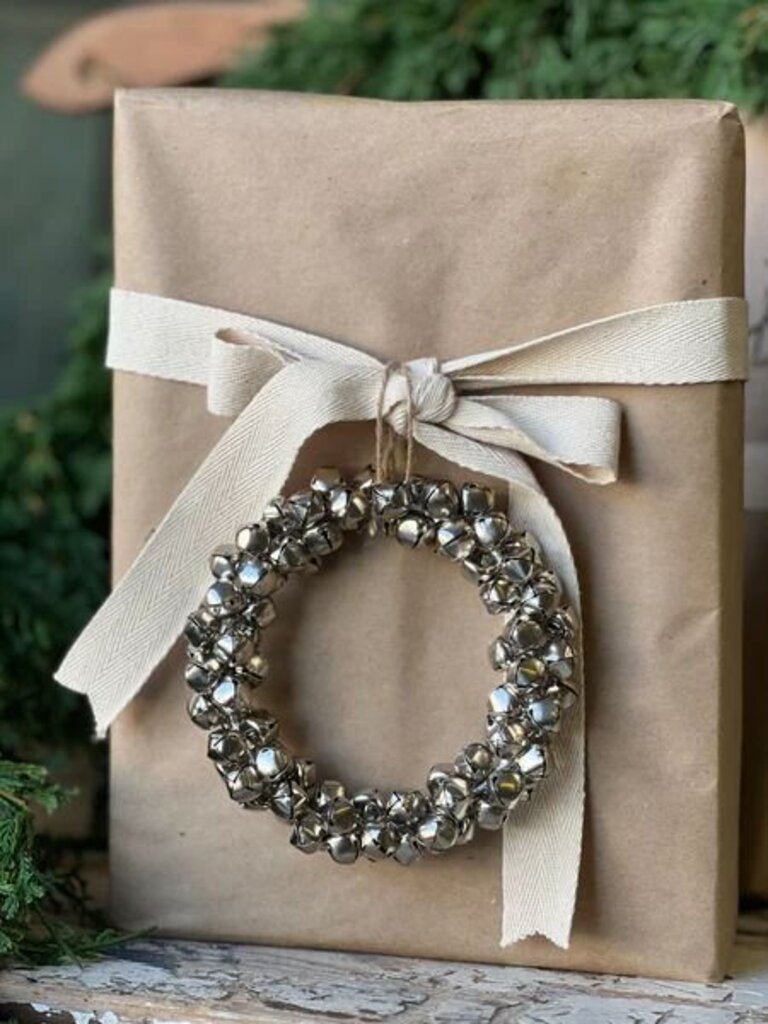 Platinum Jingle All The Way Candle Ring - 5"