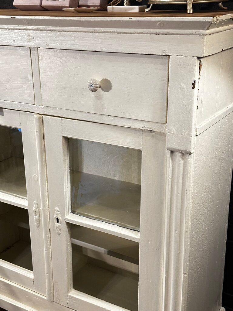 Beautiful White European Cabinet