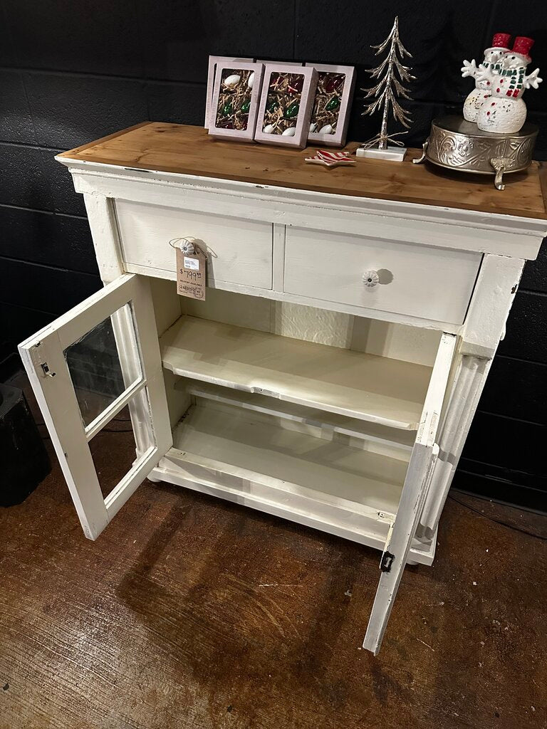 Beautiful White European Cabinet