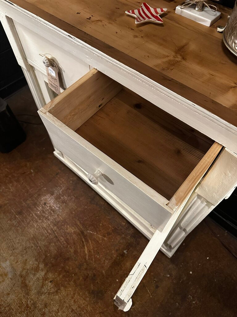 Beautiful White European Cabinet