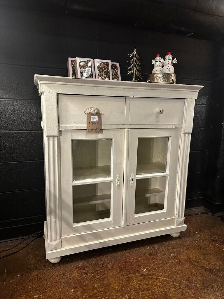 Beautiful White European Cabinet