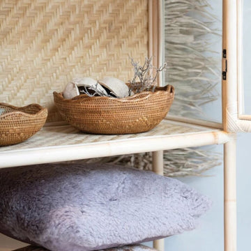 Beautiful Hand Woven Rattan Bowl