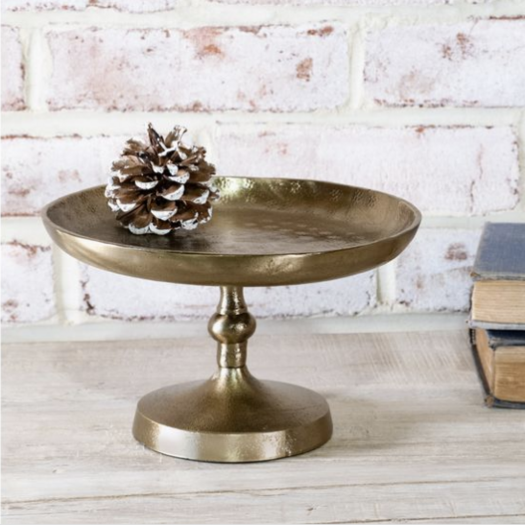 Brass Cake Stand - 8"