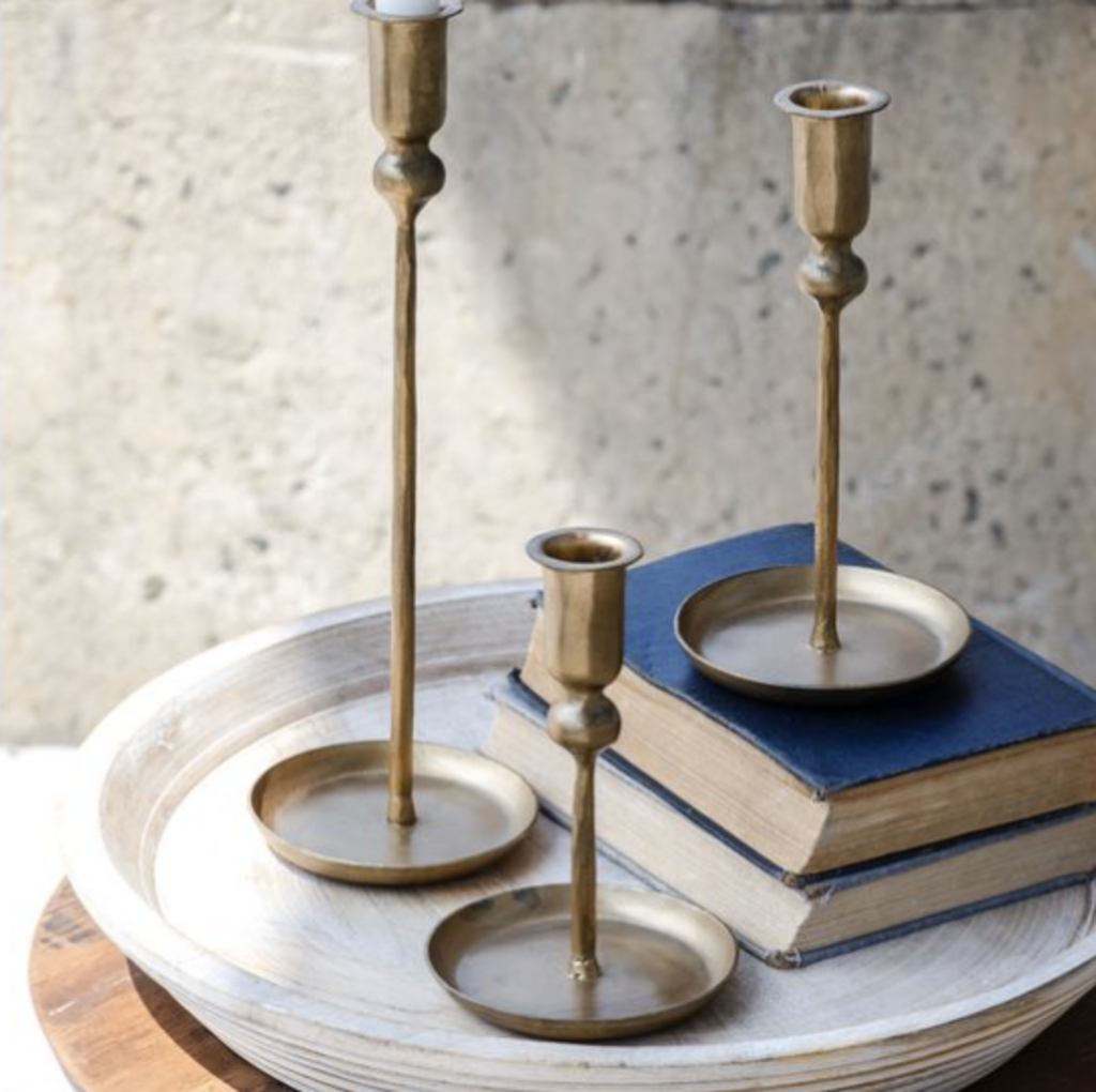 Gorgeous Gold Taper Holder