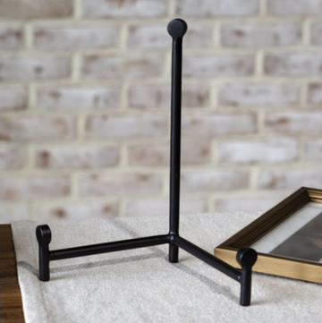 Straight Back Black Easel - 10"