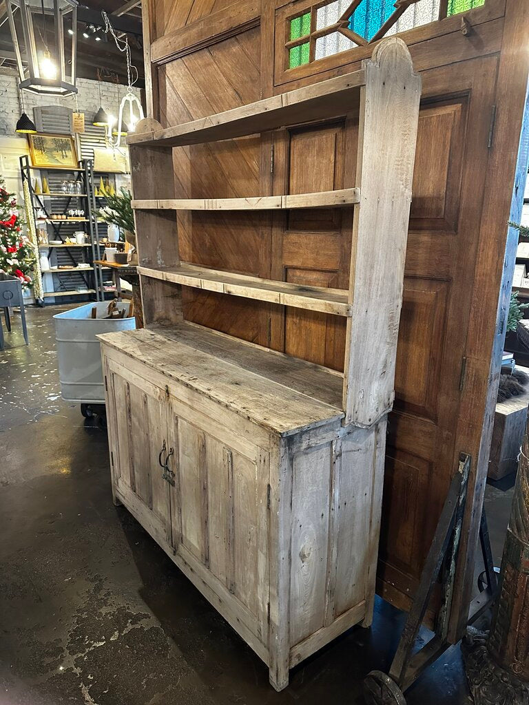 European White Wood Hutch