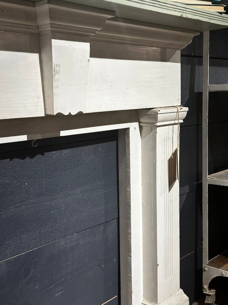 Beautiful White Mantel