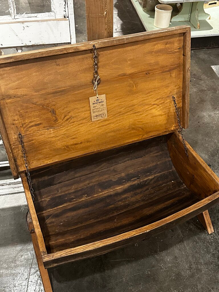 Old Half Barrel Coffee Table