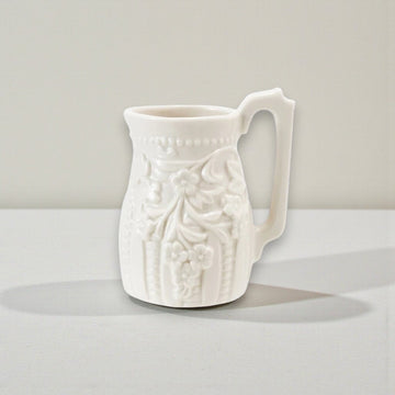 Mini Embossed Stoneware Creamer - 2oz