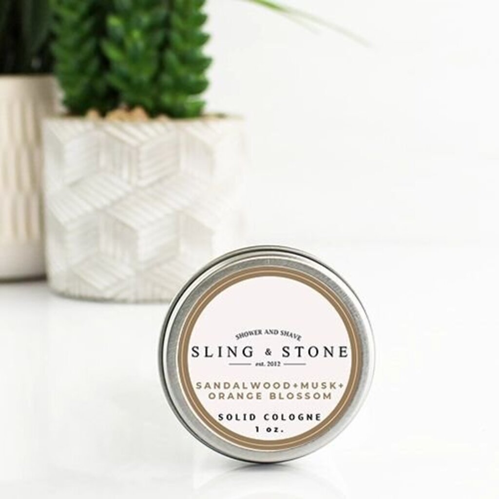 Sandalwood + Musk + Orange Solid Cologne