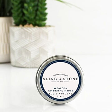Woods + Citrus + Amber Solid Cologne