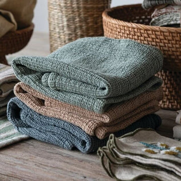 Woven Cotton Weave Tea Towel