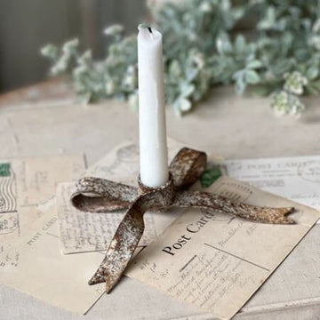 Rustic Betwix Bow Taper Holder