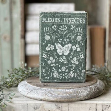 Decorative "Fleurs et Insects" Book/Journal