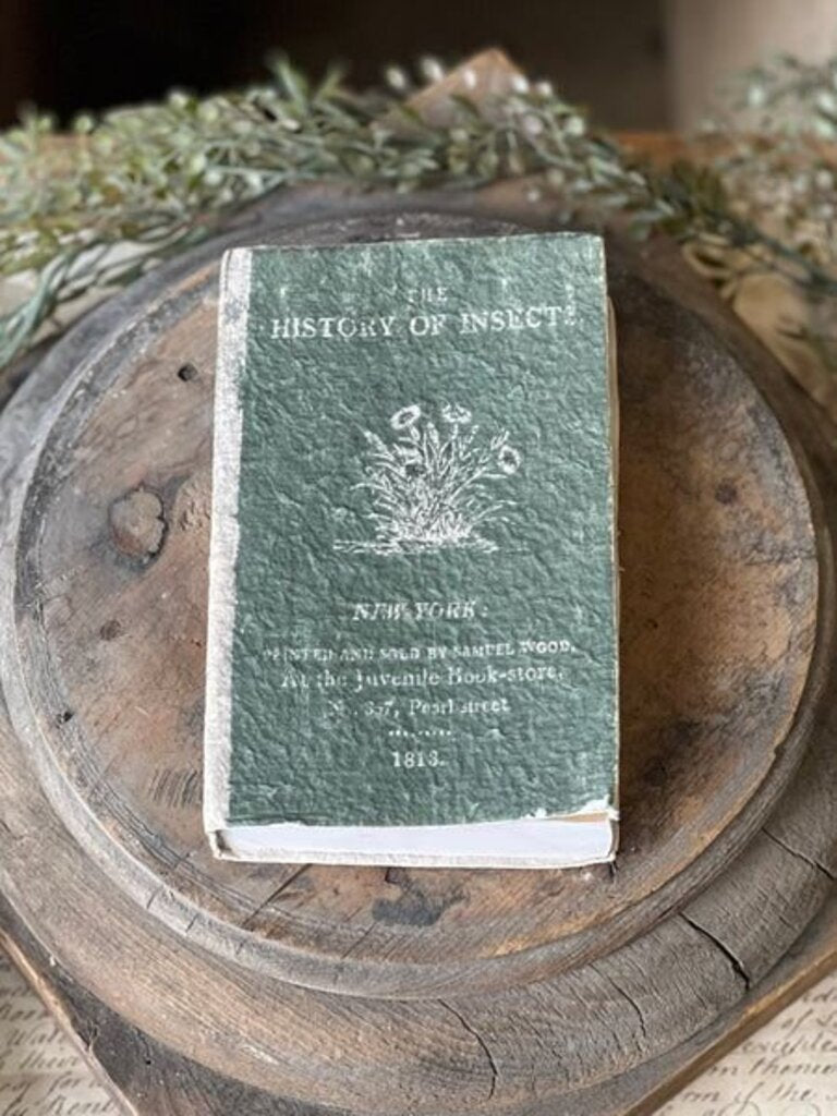 Decorative "History Of Insects" Books/Journals