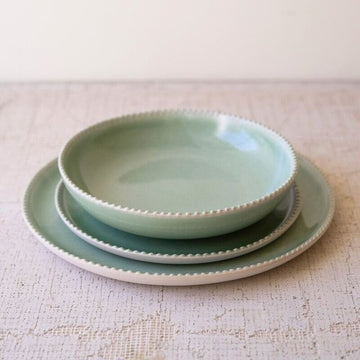 Beautiful Sea Mist Ceramic Dish