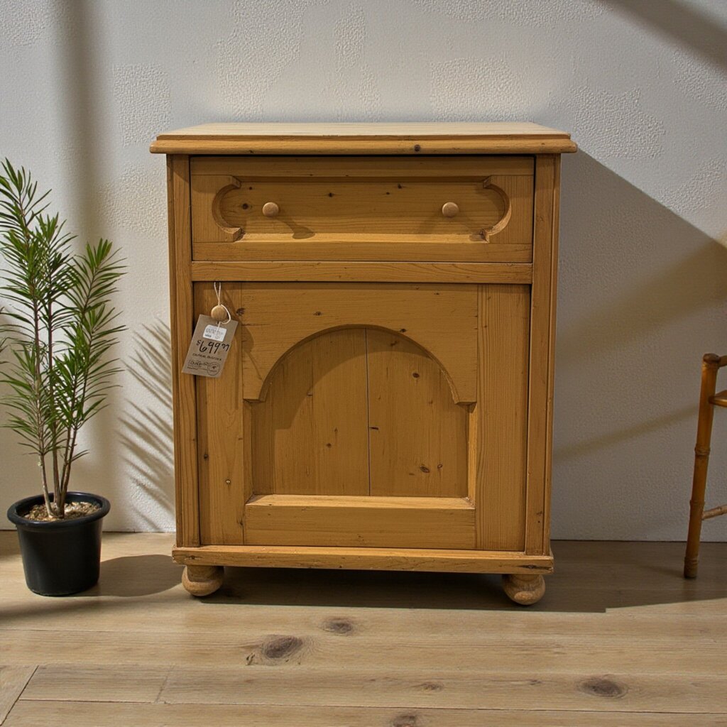 Natural Yellow Pine Cabinet