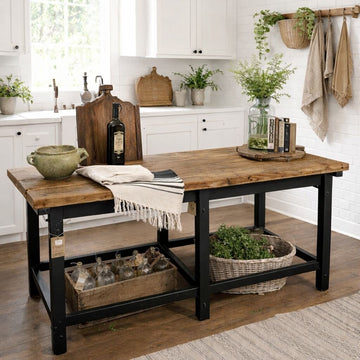 Authentic European Wood Island