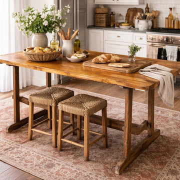 Old Pine Harvest Style Work Table