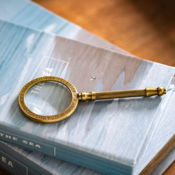 A Journey - Brass Magnifying Glass