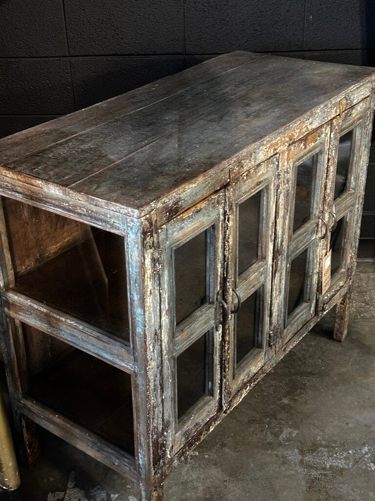 Beautiful Wood + Glass Cabinet