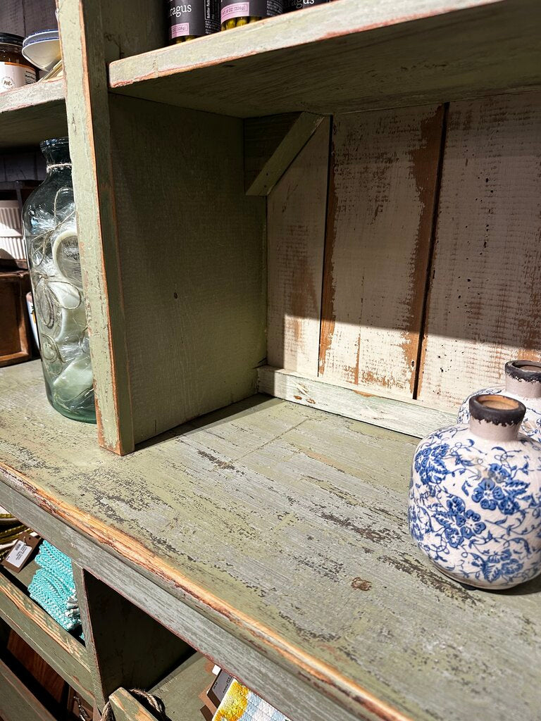 Two Piece Mercantile Display Cabinet