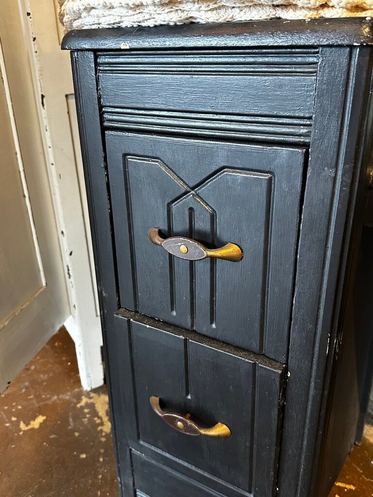 Beautiful Old Black Vanity