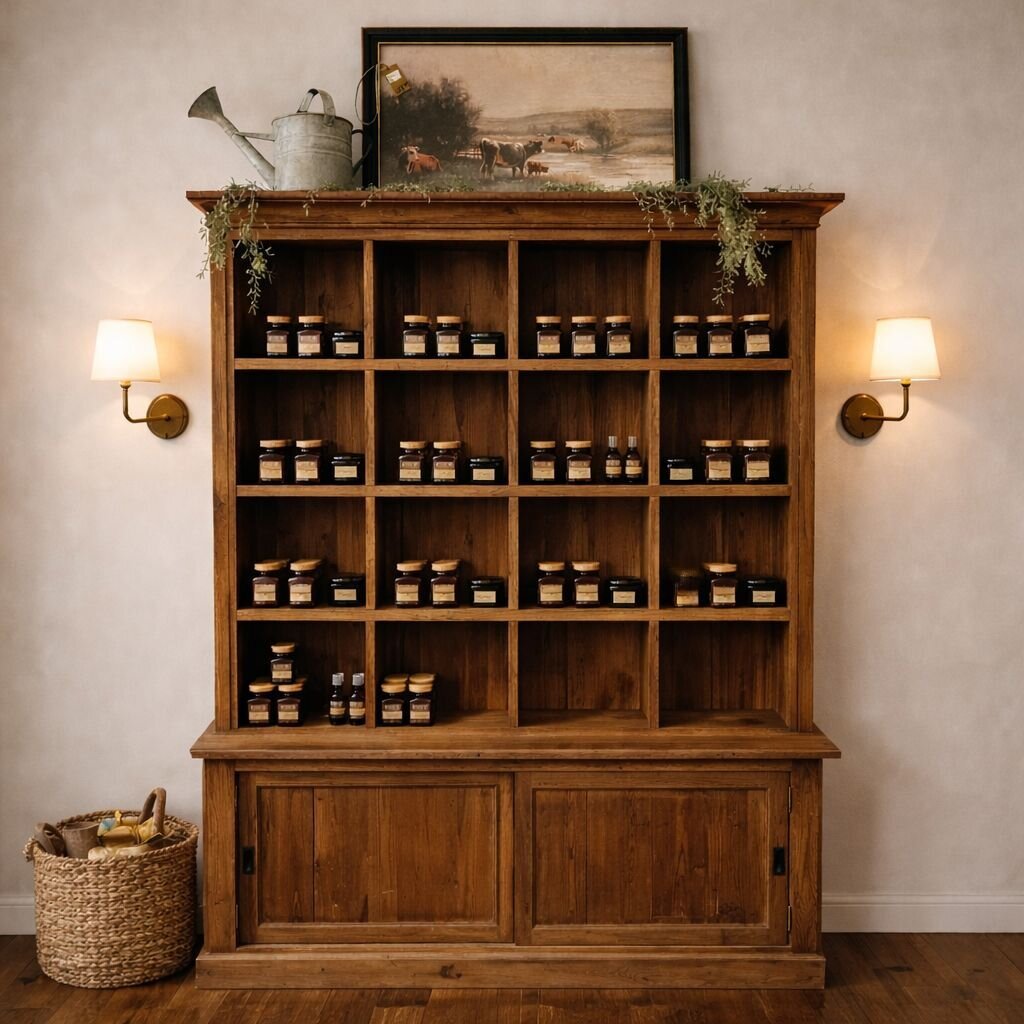 Pine Display Cubbies
