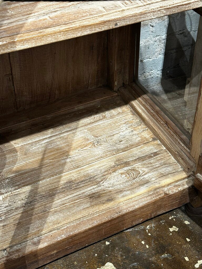 Wooden 8 Door Glass Cabinet