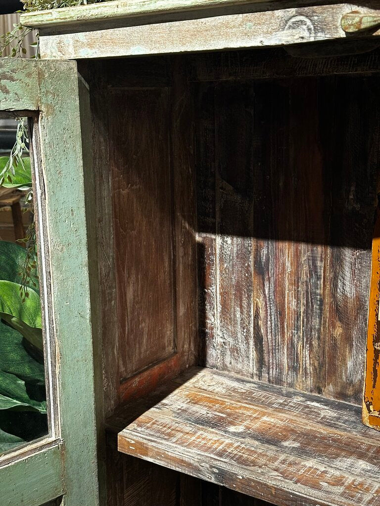 Wood Glass Door Cabinet