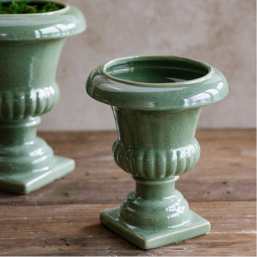 Verdigris Urn Pot - 8"