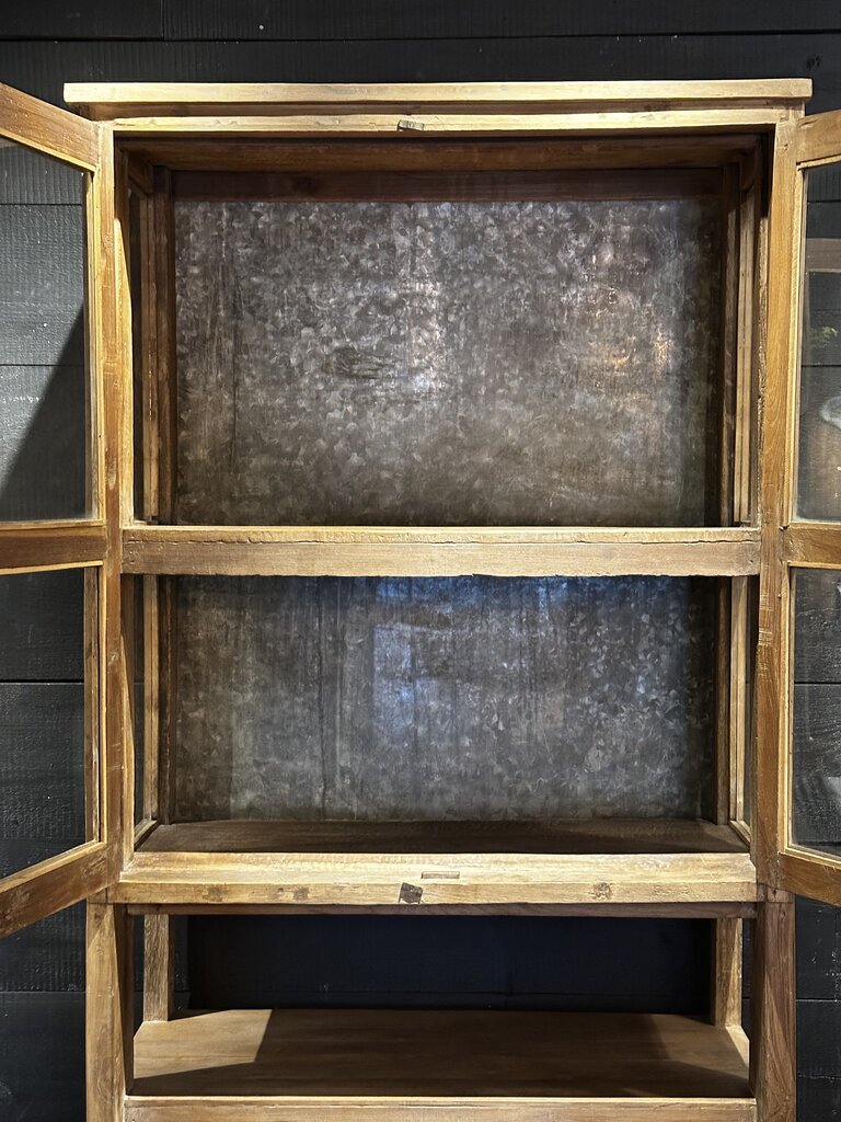 Zinc Back Tall Cabinet