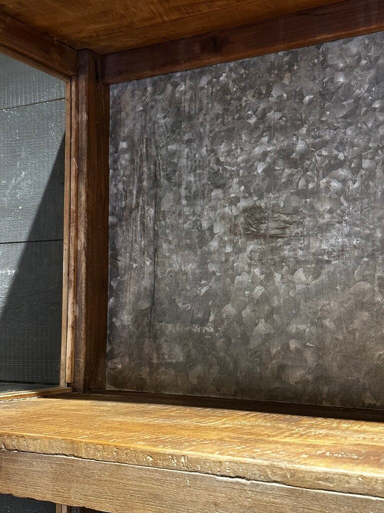 Zinc Back Tall Cabinet