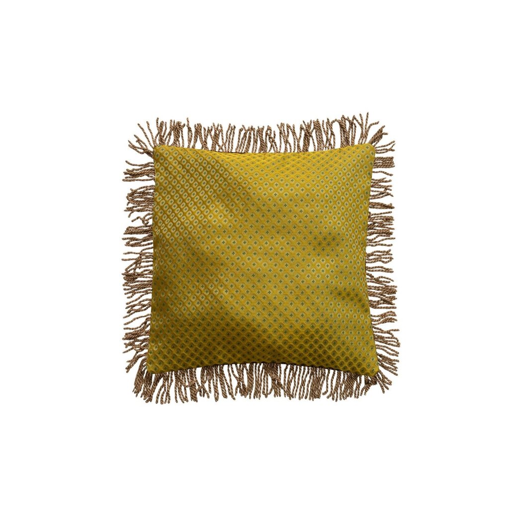 Woven Pillow + Bullion Fringe - 18"