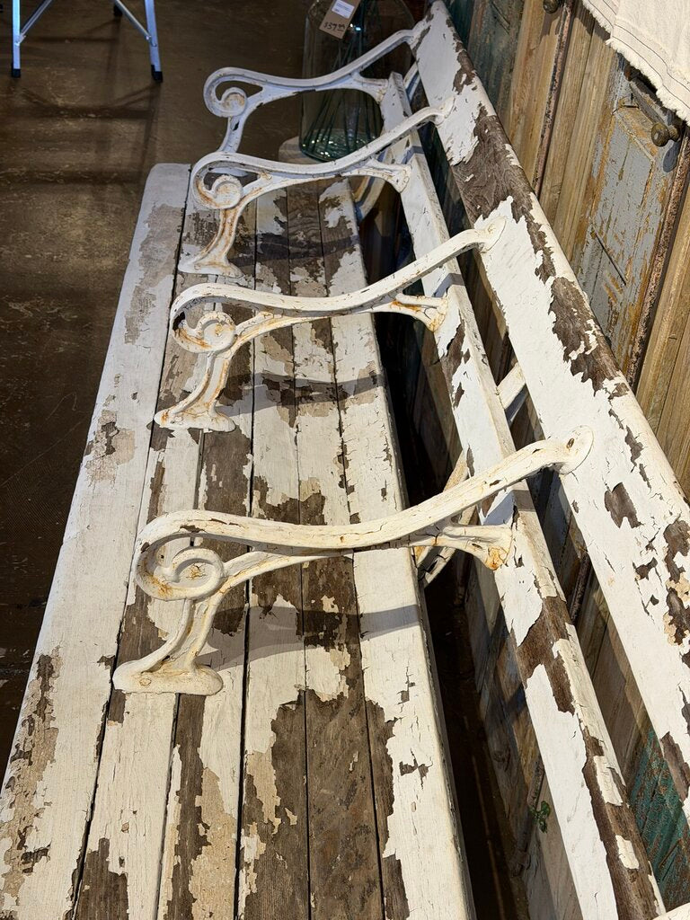 Wood & Iron 5 Seat Bench