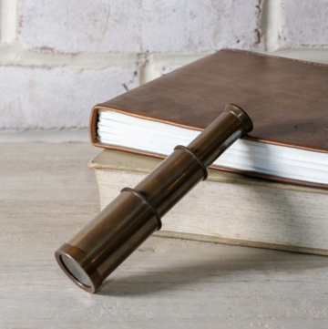 Antique Brass Telescope