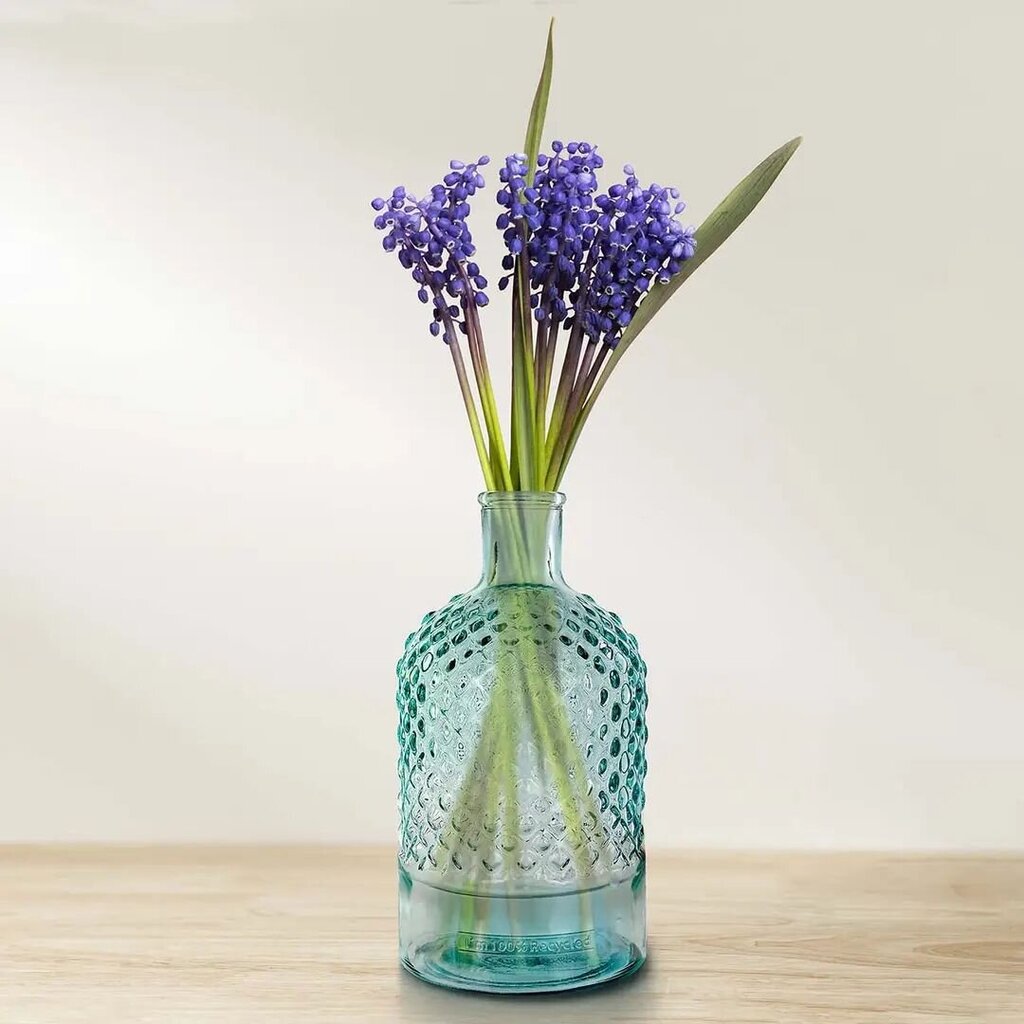 Diamond Glass Vase - 9"