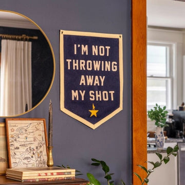I'm Not Throwing Away My Shot Camp Flag