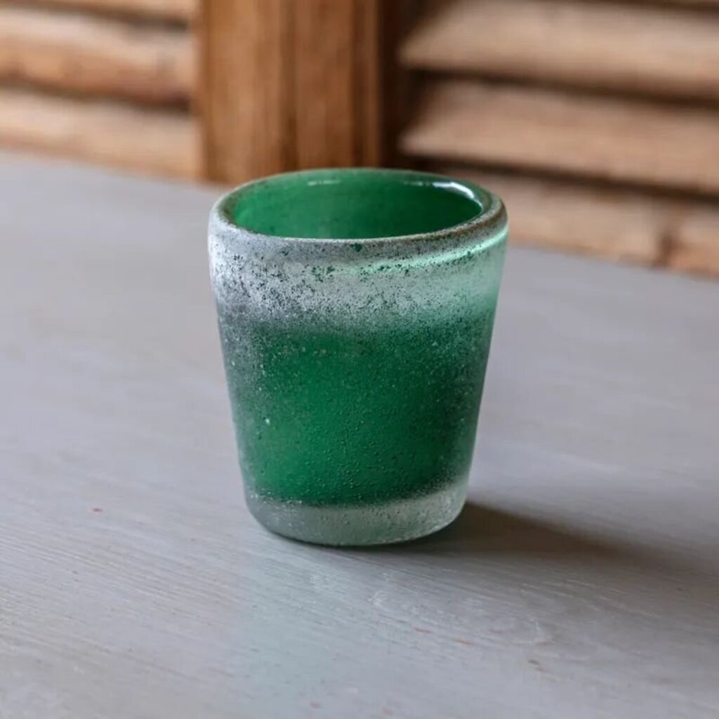 Verde Aged Glass Votive
