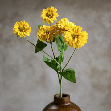 Yellow Dahlia Stem - 23"