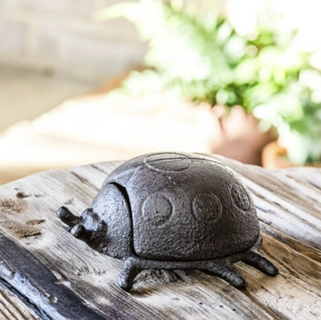 Cute Brown Iron Ladybug Key Holder